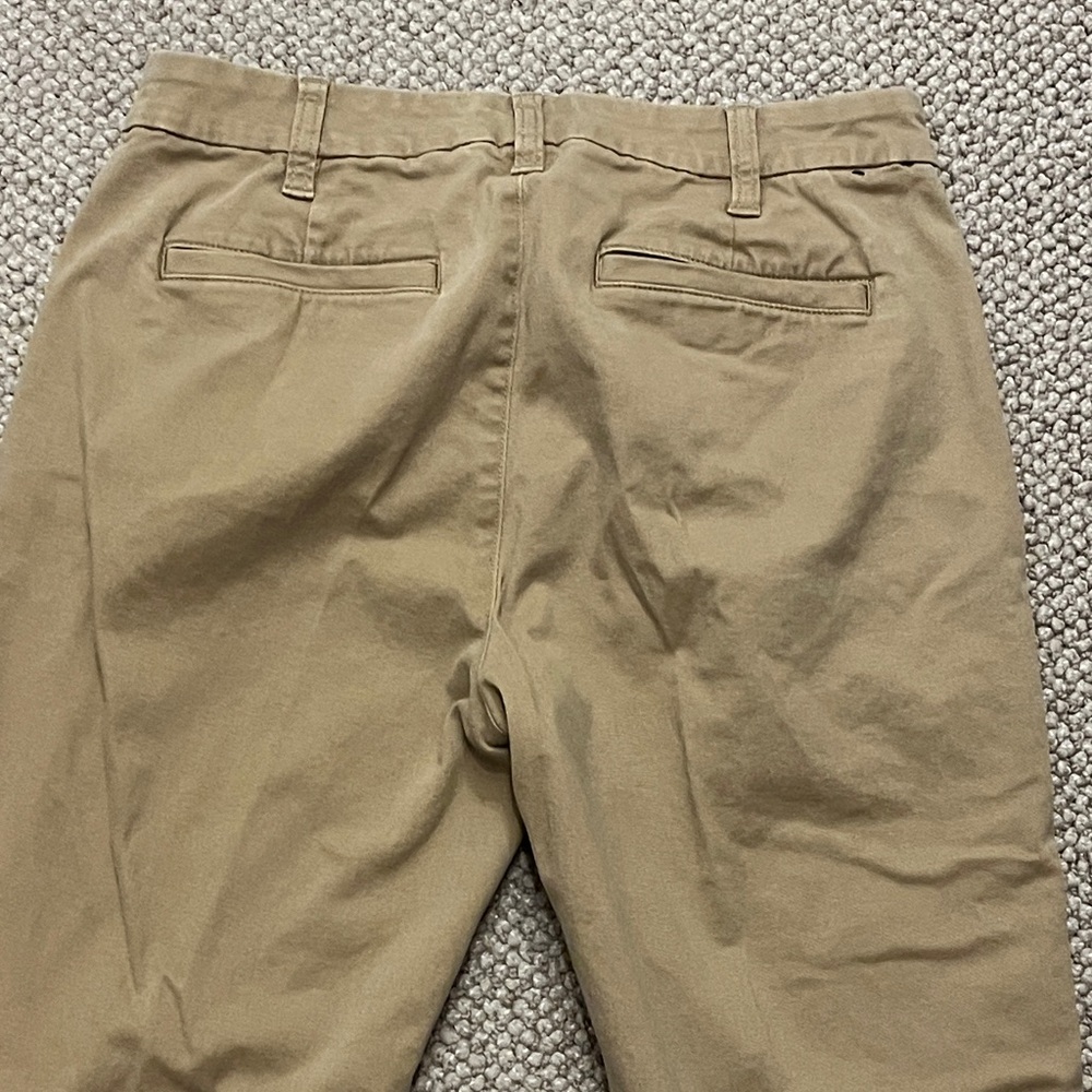 J. Crew High Rise Girlfriend Chino Pants - Khaki - Picture 12 of 13
